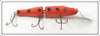 Creek Chub Solid Orange With Black Spots Jointed Pikie In Box 2630 Special