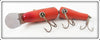 Creek Chub Solid Orange With Black Spots Jointed Pikie In Box 2630 Special