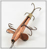 Pflueger Copper Size 4 Breakless Devon Minnow In Box