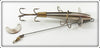 Pflueger Nickel Size 3 Breakless Devon Minnow In Box
