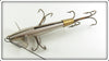 Pflueger Nickel Size 3 Breakless Devon Minnow In Box