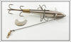 Pflueger Nickel Size 3 Breakless Devon Minnow In Box