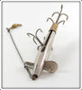 Pflueger Nickel Size 3 Breakless Devon Minnow In Box