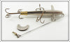 Pflueger Nickel Size 4 Breakless Devon Minnow In Box
