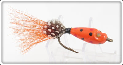 Musky Dan Orange Spotted Runtie Type Lure