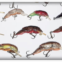 Huge Lot of 81 Rebel Crawfish Lures