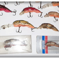 Huge Lot of 81 Rebel Crawfish Lures