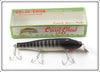 Vintage Creek Chub Black Scale Pikie Lure In Box 733