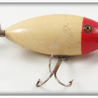 Vintage South Bend Red Head White Midget Surf Oreno Lure