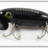 Arbogast Black Plastic Lip Jitterbug In Picture Box