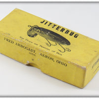 Arbogast Black Plastic Lip Jitterbug In Picture Box