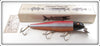 The Chautauqua Bait Co Red Bandit Solid Body Chautauqua Minnow In Box