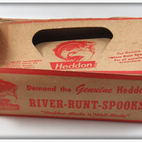 Vintage Heddon River Runt Empty Dealer Box