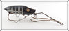 Vintage Heddon Black Shore No Snag River Runt Lure N 9119 XBW