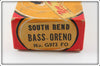 South Bend Fluorescent Orange Bass Oreno In Box G973 FO