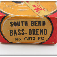 South Bend Fluorescent Orange Bass Oreno In Box G973 FO