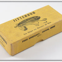 Arbogast Frog Plastic Lip Jitterbug In Picture Box