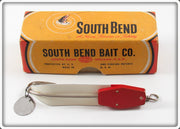 Vintage South Bend Red Head White Trix Oreno Lure In Box