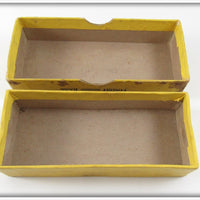 Arbogast Yellow Plastic Lip Jitterbug In Picture Box