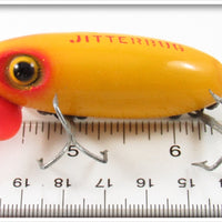 Arbogast Yellow Plastic Lip Jitterbug In Picture Box