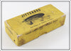 Arbogast Yellow Plastic Lip Jitterbug In Picture Box