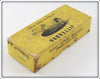 Arbogast Yellow Plastic Lip Jitterbug In Picture Box