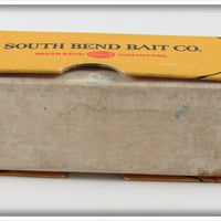 South Bend Chrome & Yellow Sun Spot Spoon In Box