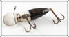 Heddon Fisherman Altered Black White Head River Runt