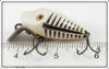Heddon White & Black Shore Or Pearl Black Shore Midget Digit