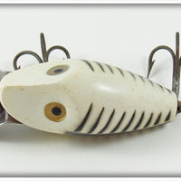 Heddon White & Black Shore Or Pearl Black Shore Midget Digit