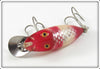 Heddon Fish Flash Silver & Red Tiny Runt