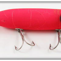Vintage South Bend Neon Red Bass Oreno Lure 973 NR
