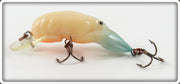 Vintage Rebel White With Blue Claws Crawfish Lure