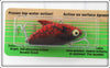 Heddon Black & Orange Crackleback Super Sonic On Card