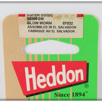 Heddon Glow Worm Super Sonic On Card