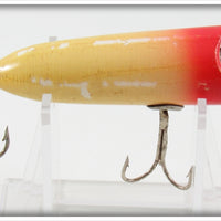 Vintage Heddon Blended Red Head No Eye Baby Lucky 13 Lure