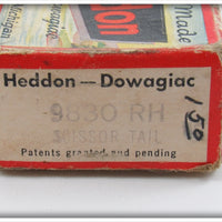 Heddon Red Head Scissor Tail In Box 9830 RH