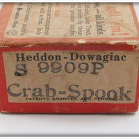 Heddon Shiner Scale Crab Spook Empty Box S 9909P