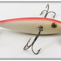 Pflueger White Blended Red Back Competitor Minnow Lure