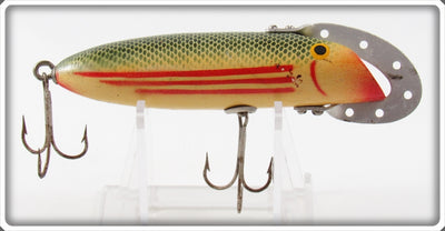 Do-All Bait Company Green Scale Red Stripes Trojan Lure