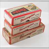 Heddon Tadpolly, Chugger & Saint Spinner Empty Box Lot Of Three