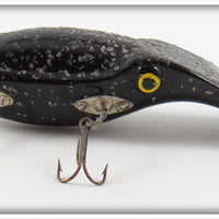 Vintage Paw Paw Black With Silver Flash Platypuss Lure 