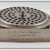 Orvis Patent 1874 First Model Trout Reel In Wood Box