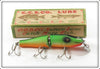 Vintage Creek Chub Fireplug Jointed Pikie Lure In Box 2632