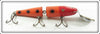 Vintage Creek Chub Orange Spotted Jointed Pikie Lure 2630 DD 