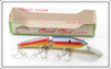 Vintage Creek Chub Rainbow Jointed Pikie Lure In Box 2608 DDW