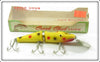 Creek Chub Yellow Spotted Jointed Pikie Lure In Box 2614 DD Special