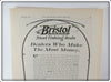 1909 Bristol Steel Fishing Rods Ad