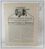 1909 Hendryx Bait Casting Reel Ad