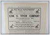 1909 Edw. Tryon Co Kingfisher Ad